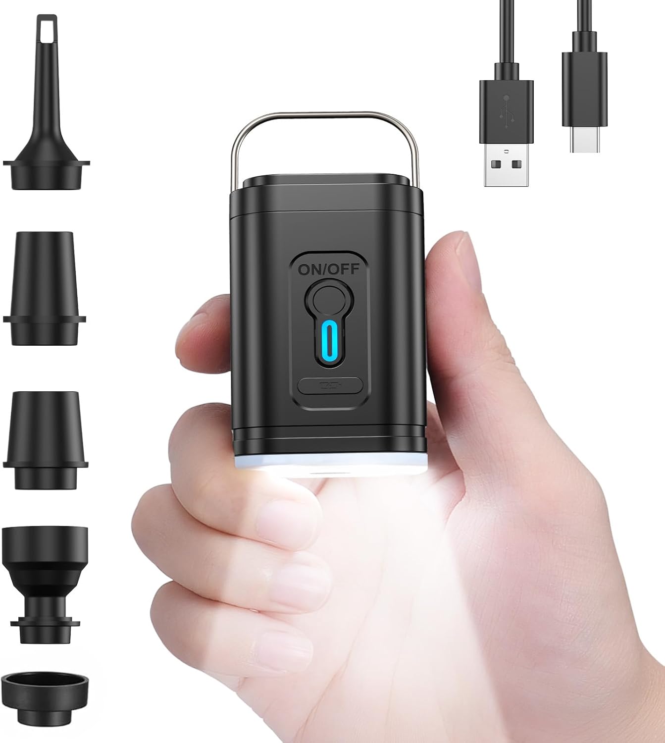 3 in 1 Electric Air Pump for Camping