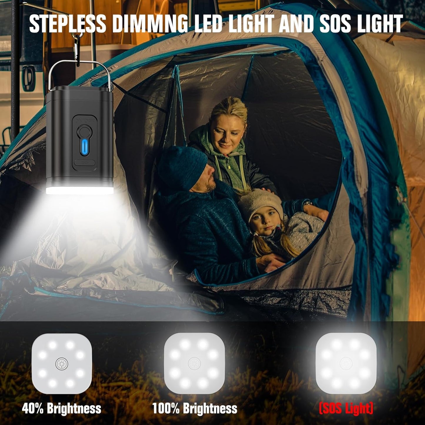 3 in 1 Electric Air Pump for Camping